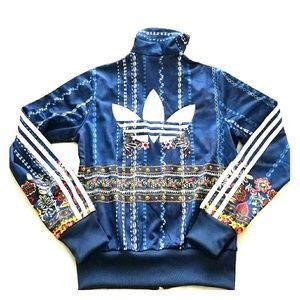 Adidas Floral Pattern Track Jacket XS